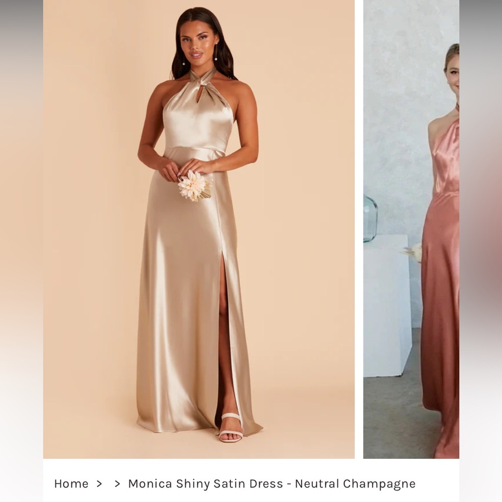 Birdy Grey bridesmaids dress - shiny satin